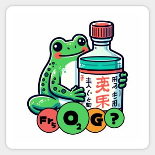 Chemistry frog Sticker